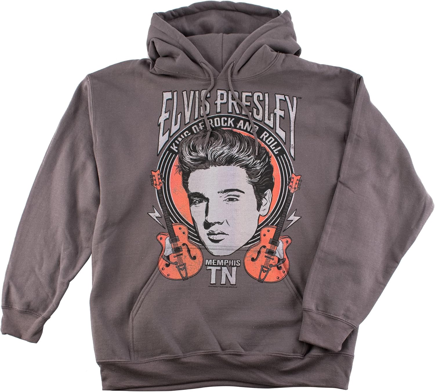 ELVIS Presley King of Rock and Roll PullOver Hoodie for