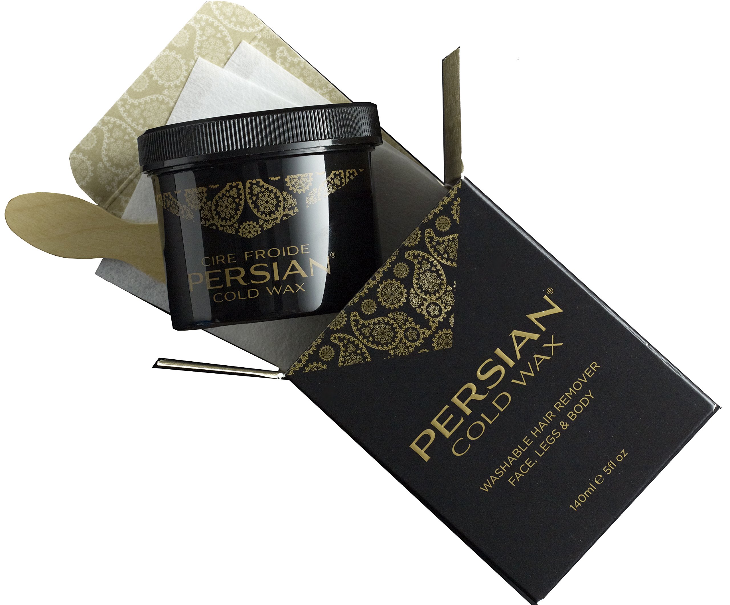 Persian Cold Wax Kit, Hair Removal Sugar Wax for Body Waxing Women