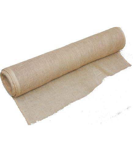 thumbnail image 2 of Agfabric Natural Burlap Roll – 64 Inch X 25 Feet Jute Fabric For Garden, Weed Barrier, Wedding Decor & DIY Crafts 2 of 14