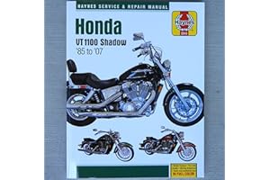 I5 MOTORCYCLE HAYNES REPAIR MANUAL 2313 compatible with Honda Shadow VT 1100 Spirit Aero Sabre 1985-2007