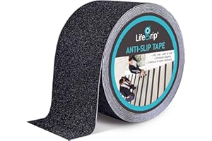 Lifegrip Anti-Slip Tape, 3" x 25' Anti-Slip Grip Tape for Stairs Waterproof Stair Tread Grip Anti-Slip Tape for Steps, Bathtu