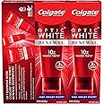 Colgate Optic White Renewal Teeth Whitening Toothpaste, High Impact White, 3 Oz Tube, 3 Pack