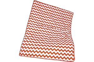 BabyDoll Chevron Crib Comforter, Orange