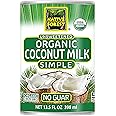 Native Forest Simple Organic Unsweetened Coconut Milk, 13.5 Fl Oz (Pack of 12)