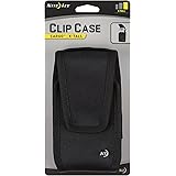 Nite Ize Clip Case Cargo Phone Holster - Protective, Clippable Phone Holder For Your Belt Or Waistband - Extra Tall - Black