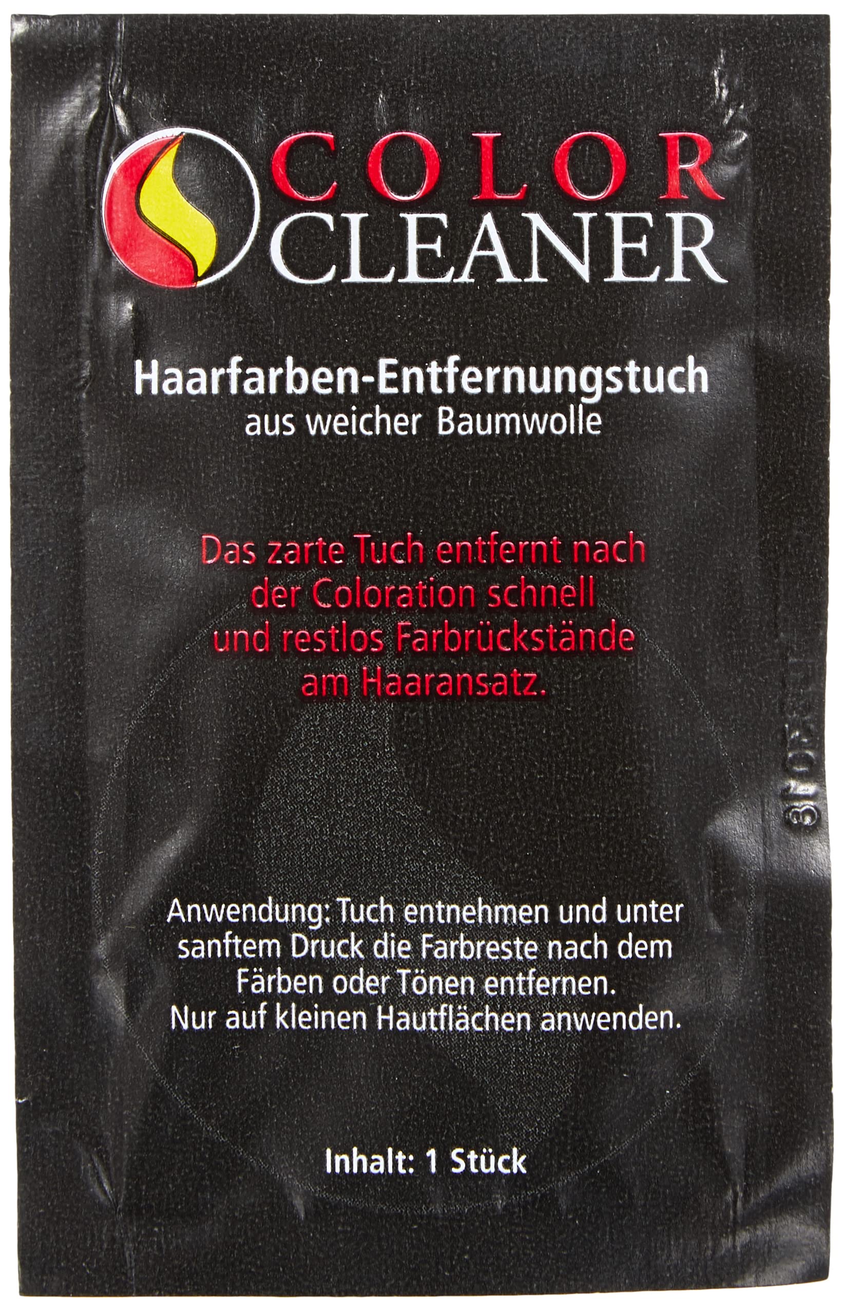 Coolike Color Cleaner Cotton Cloth for Removing Excess Hair Colourant, 13.5 x 9.5 cm, Bag of 50 Cloths