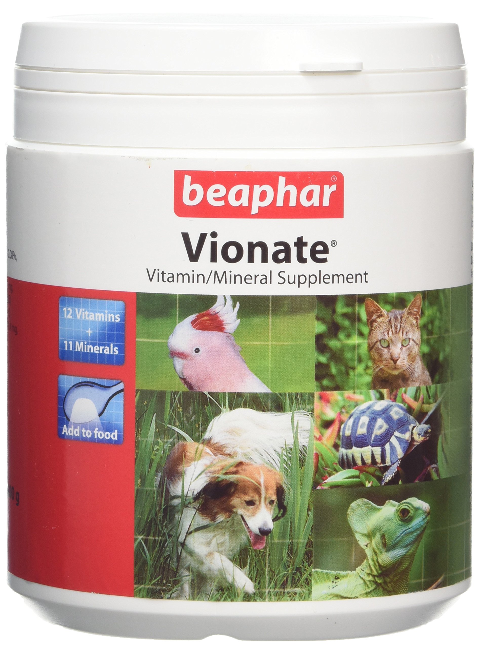 Beaphar Vionate Vitamin and Mineral Supplement for Pets 500 g