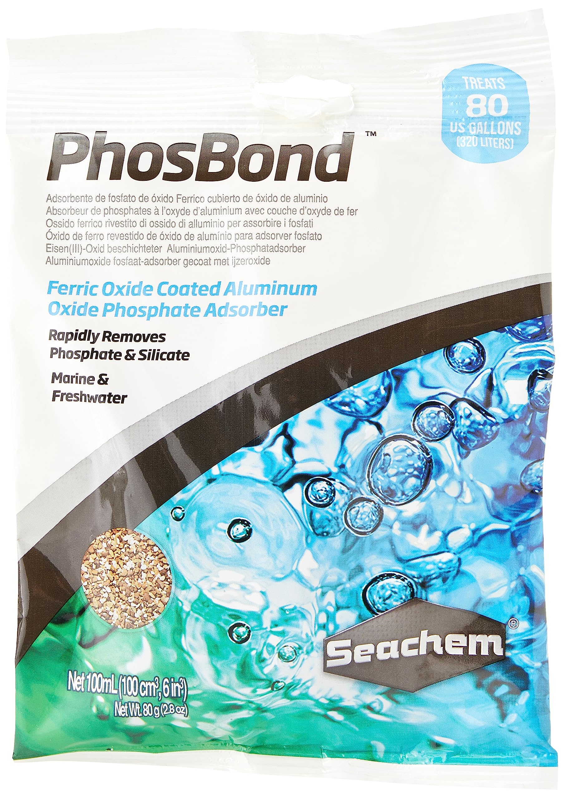 Seachem PhosBond Phosphate and Silicate Remover, 100 ml