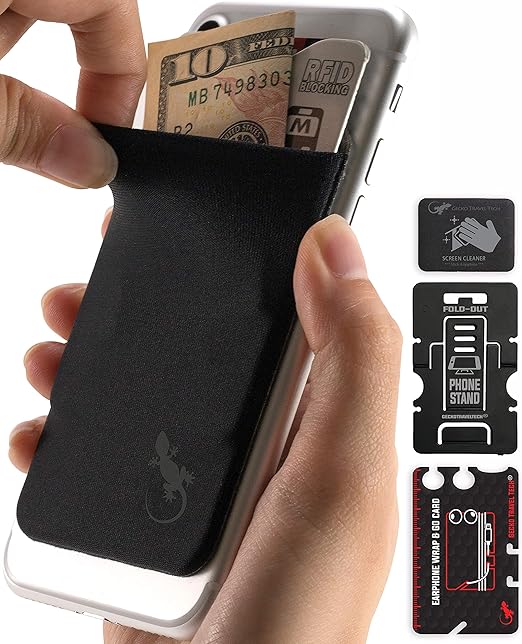 Phone Card Holder Stick on phone wallet Mobile Case Amazon.co.uk