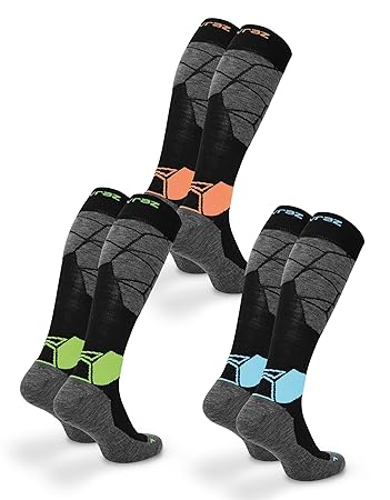 Davraz Pentagon Neon Skisocken 3 Paar