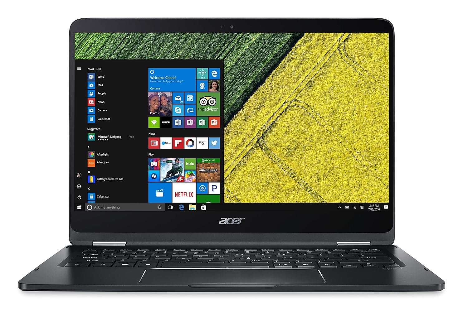 Amazon.com: Acer Spin 7, 14" Full HD Touch, 7th Gen Intel Core i7, 8GB  LPDDR3, 256GB SSD, Windows 10, Convertible, SP714-51-M4YD: Computers &  Accessories