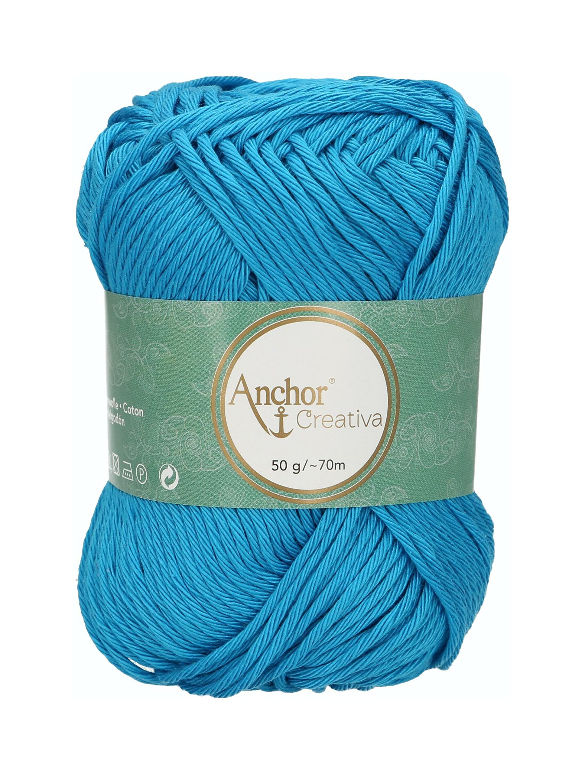 Anchor Crochet Yarn, 100% Cotton, 1334, Stärke 8, 70m