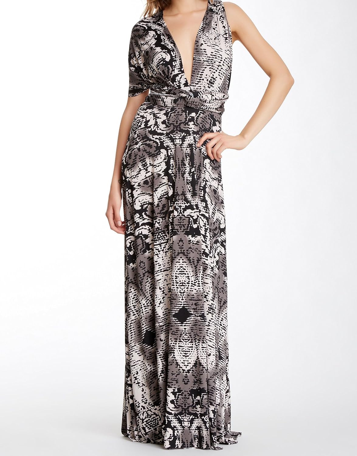 printed infinity dress