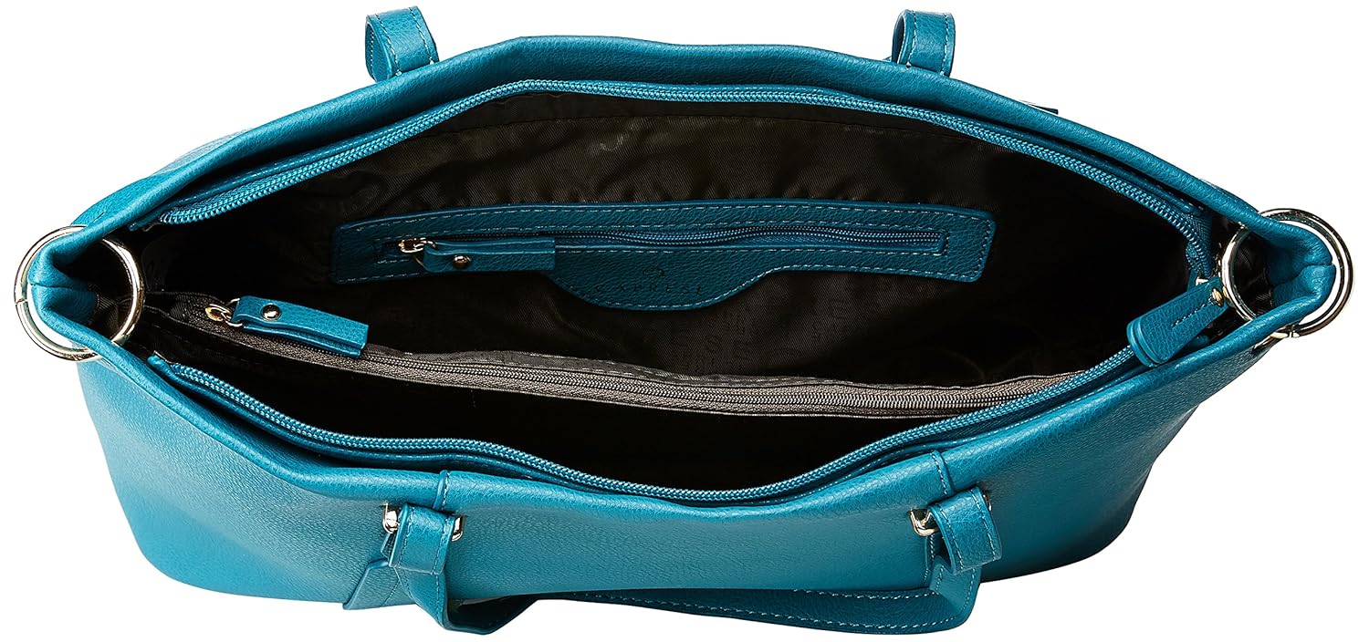 caprese women's satchel (teal)