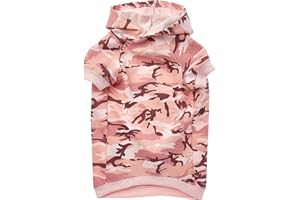 Casual Canine Camo Hoodie for Dogs, 20" XL, Pink