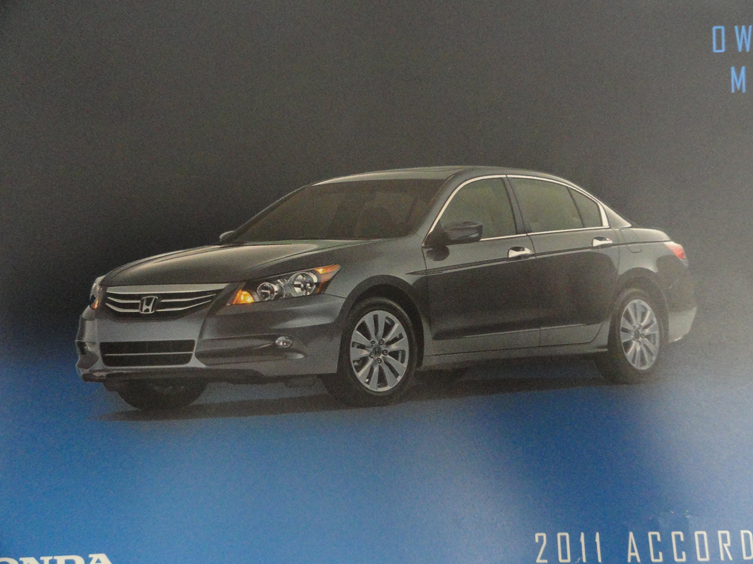 2011 Honda Accord Sedan Owners Manual Perfect Paperback – 2011