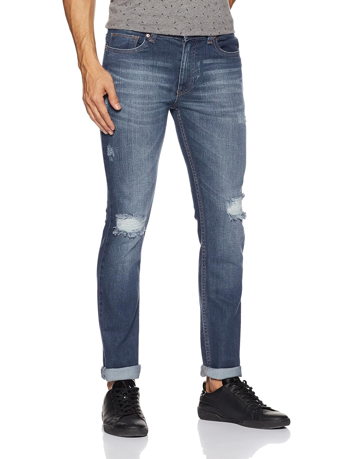 symbol amazon brand men's slim fit jeans