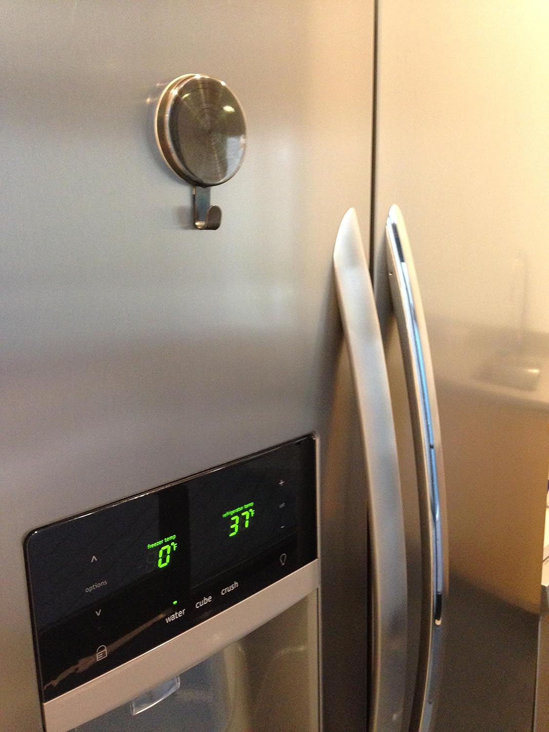 Bullseye Office Reliable Magnetic Wreath Hooks (2 Pack) - Scratch-Free Silver Hangers Hold Up to 10 Lbs. Perfect for Hanging Tools in Garage, Christmas Wreaths, or as a Heavy Duty Magnetic Hook: Home Improvement