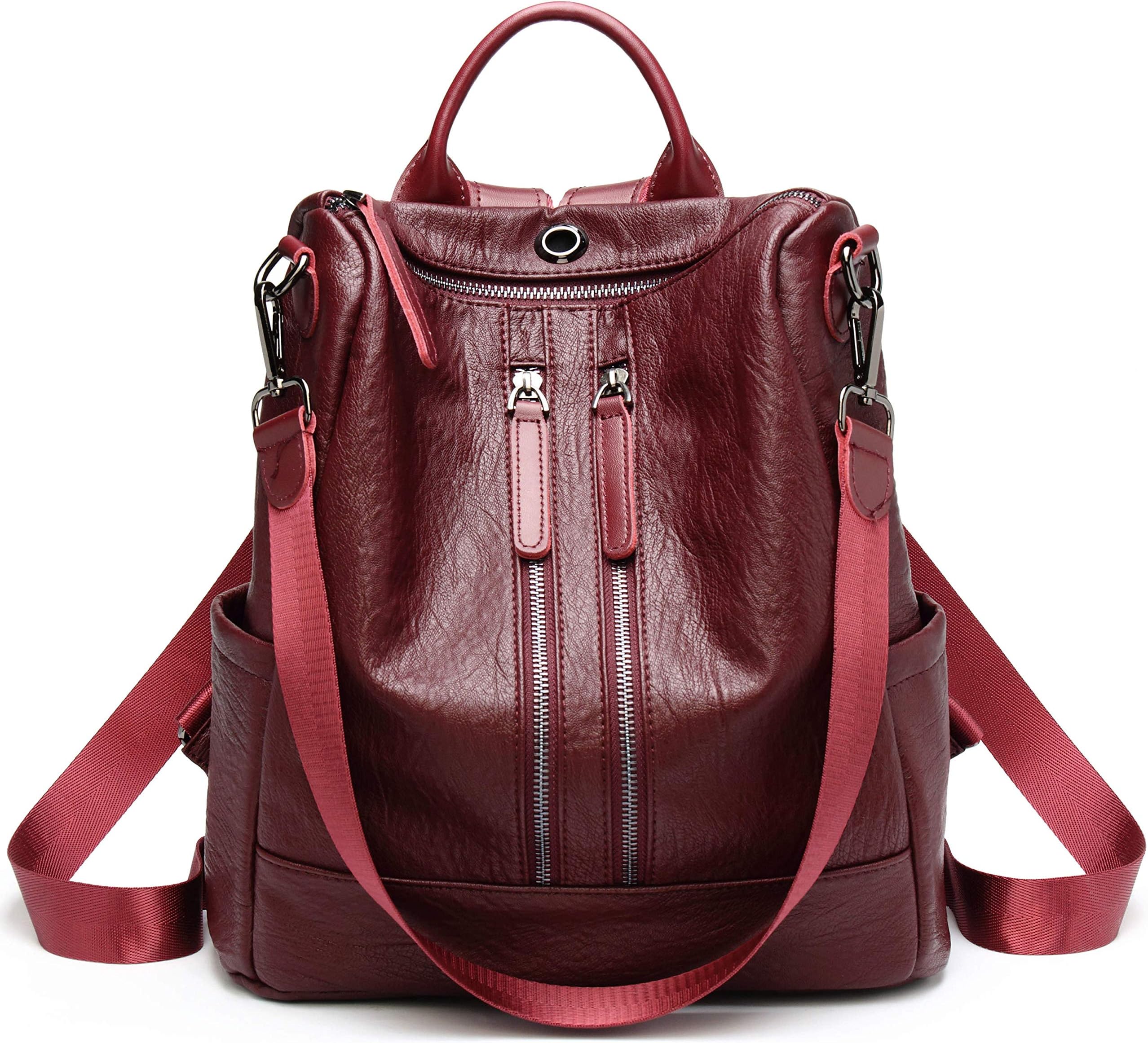 Women Leather Backpack Purse Ladies Waterproof Fashion Daypacks Rucksack Backpacks for Girls PVC Leather by Maysurban