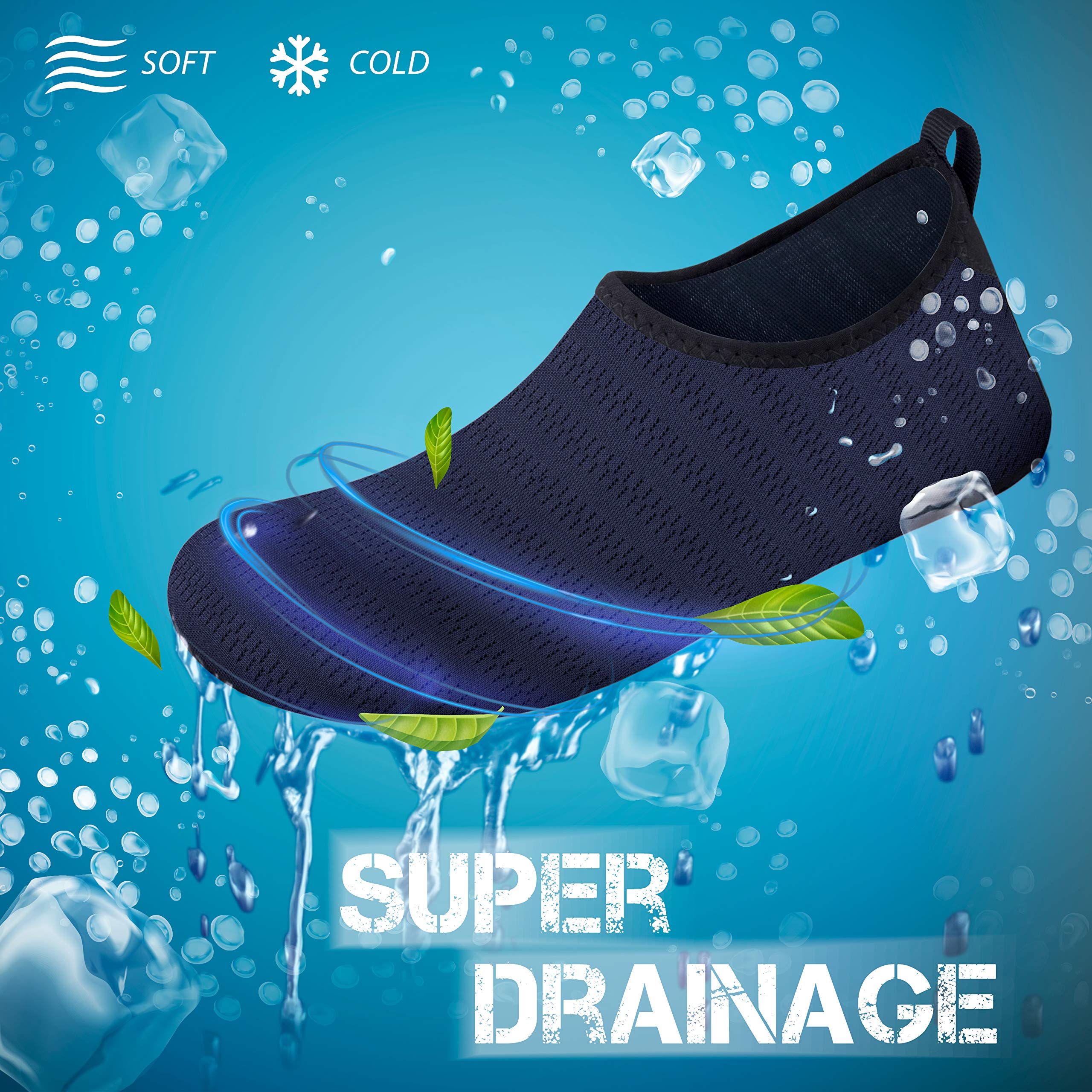 SIMARI Water Shoes Womens Mens Barefoot Unisex Aqua Socks Slip-on for Indoor Outdoor Snorkeling SWS002 - Image 3