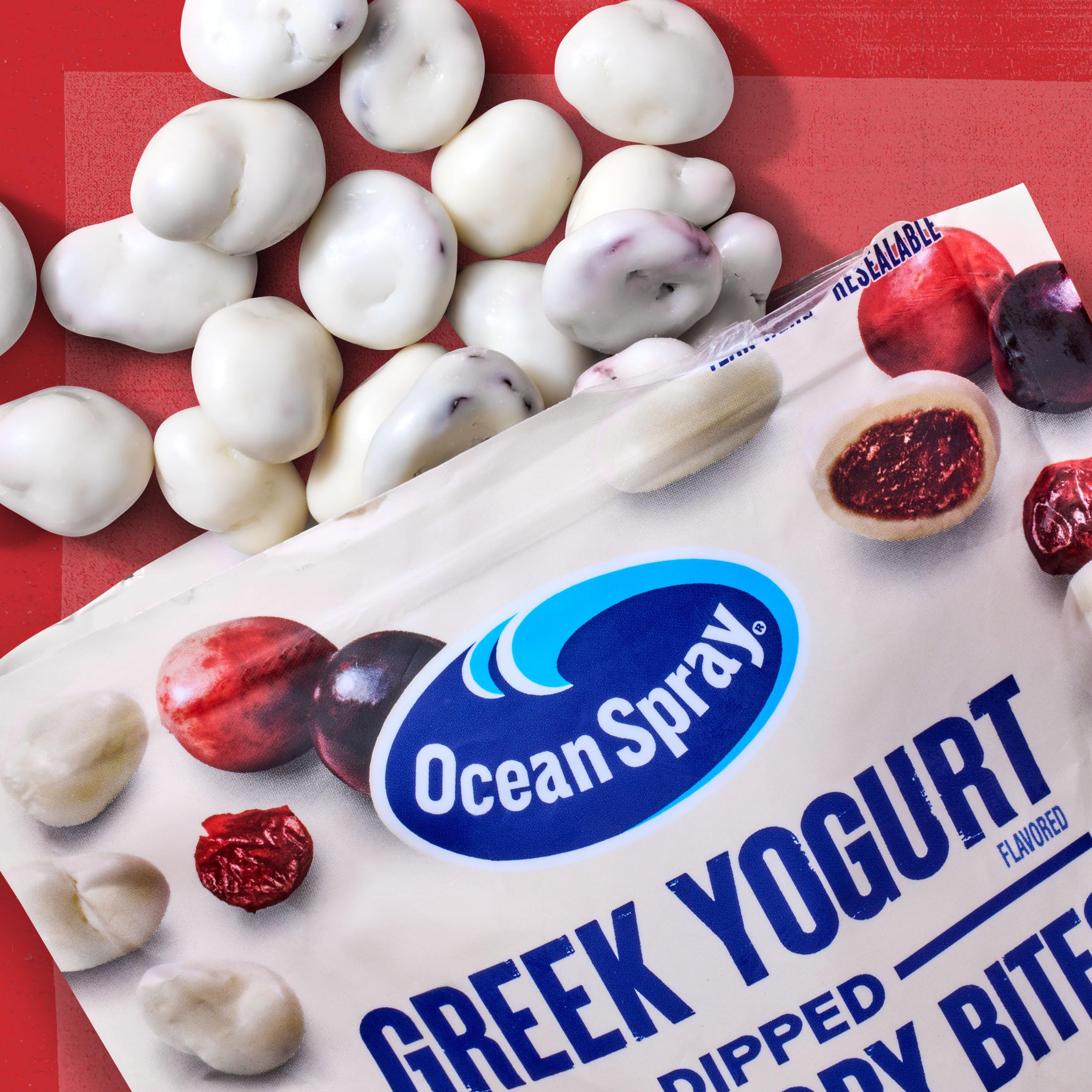 Ocean Spray Greek Yogurt Dipped Cranberry Bites, 5 Ounce (Pack of 12