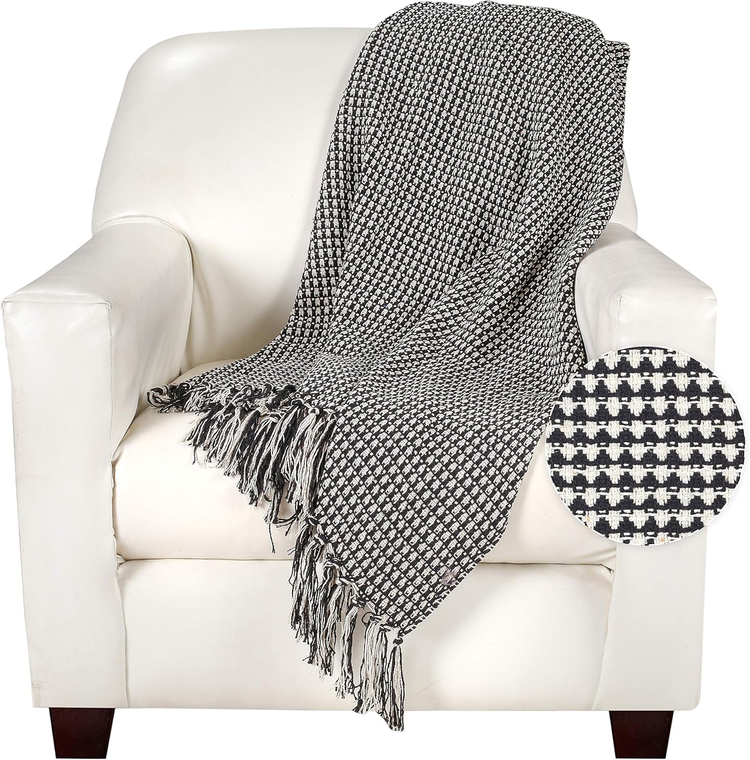 Cote De Amor 100 Cotton Throw Blanket for Couch Sofa Bed