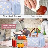 HOMESPON Insulated Lunch Bag for Women Men with Front Pocket Side Pockets view 4