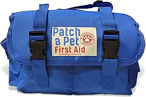 Patch-A-Pet pet first aid kit with DVM approval and video demonstrations