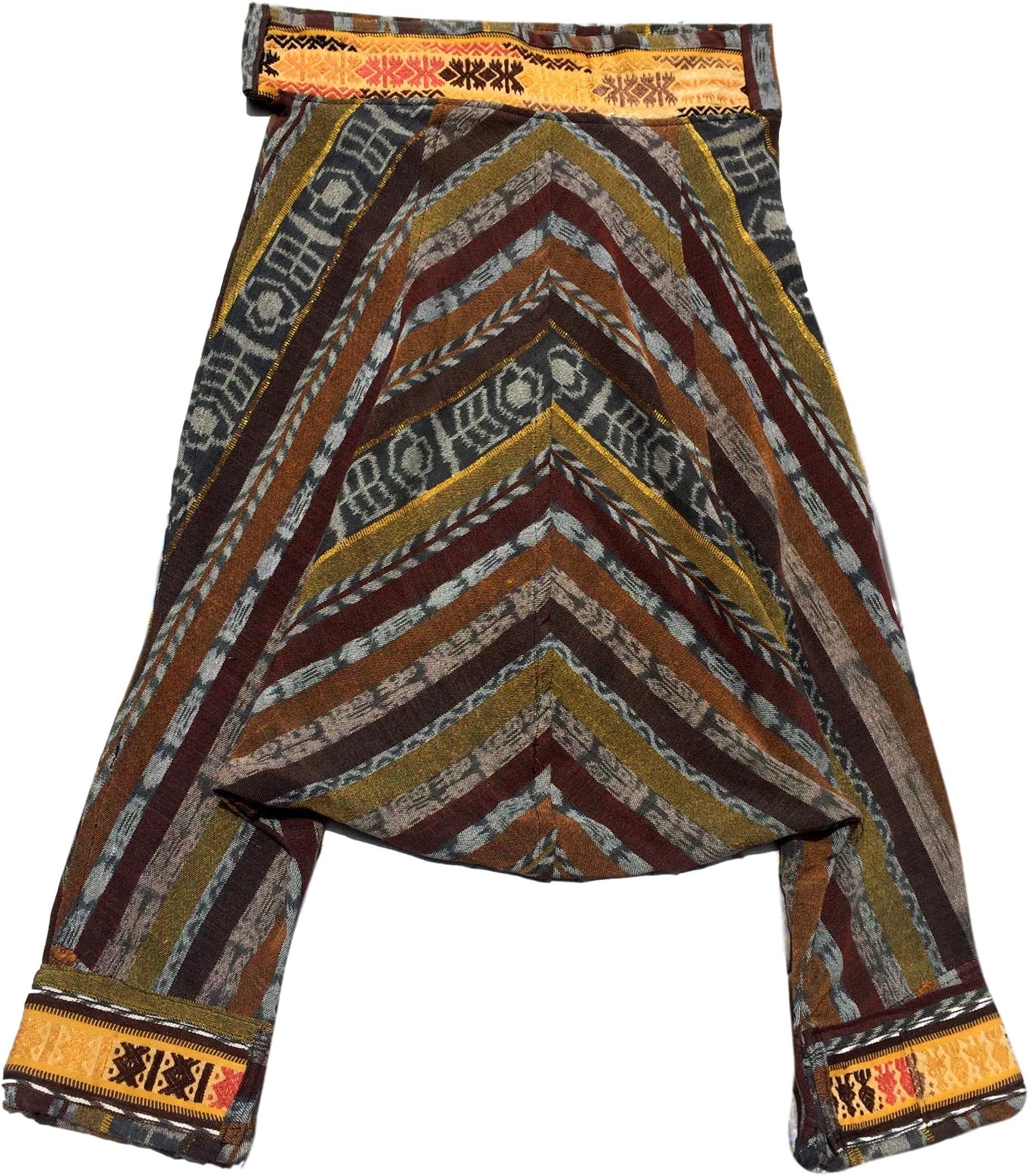 Utz Harem Pants - Native Yellow Maya Geometry