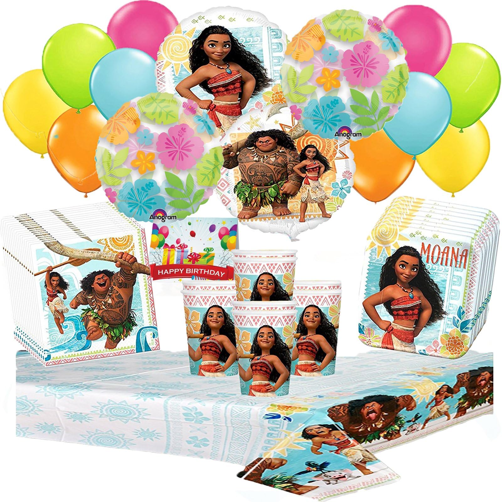 Disney Moana Deluxe Party Pack Bundle