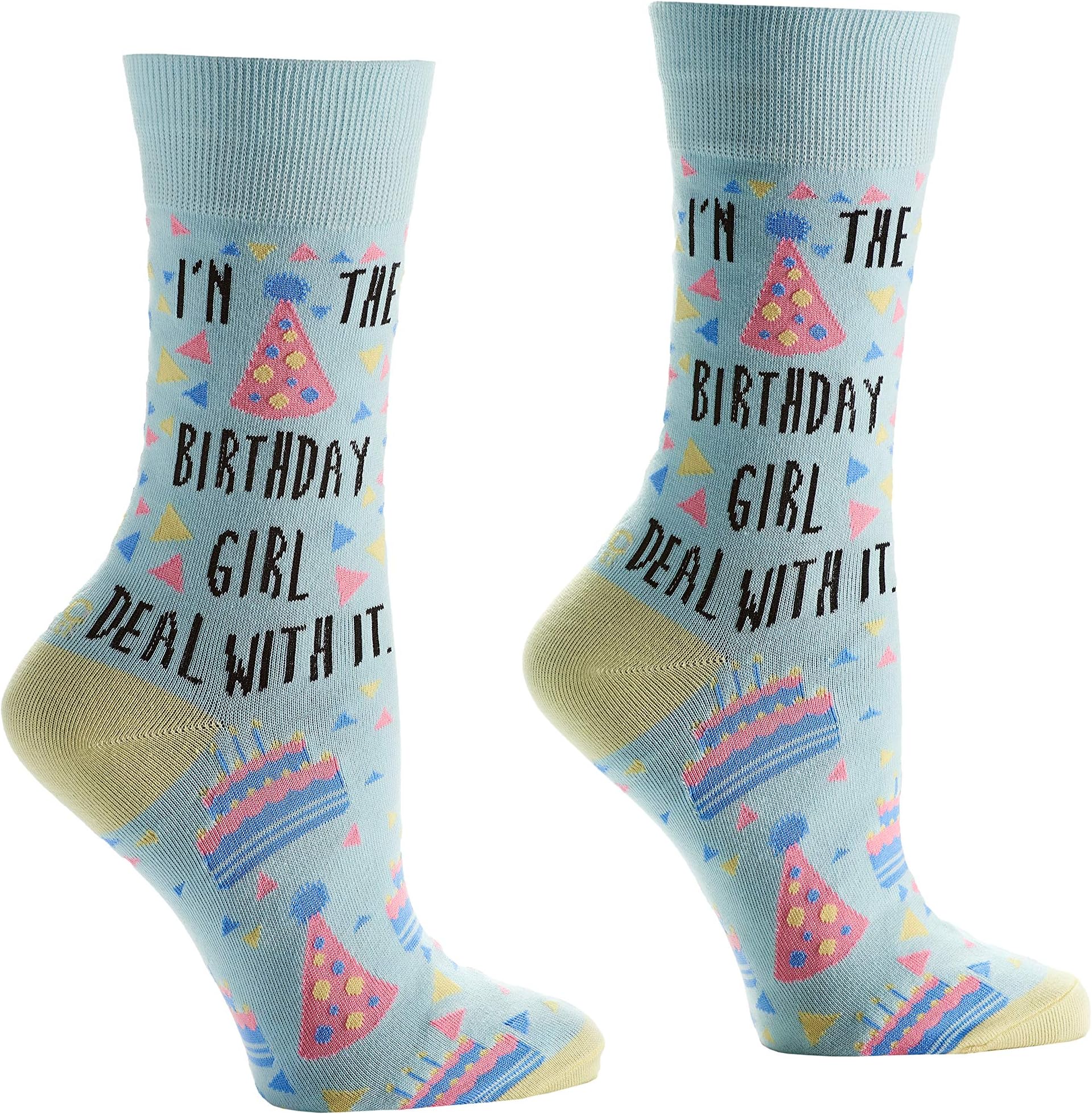 Yo-Sox Funky Fun Quality Comfortable Crew Socks for Dress or Casual Wear