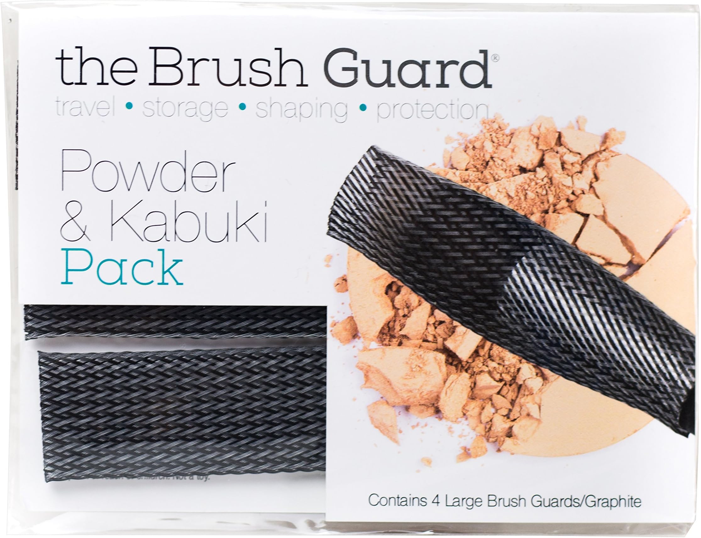 The Brush Guard Kabuki/Powder Pack, Graphite