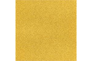 Twavang 15 Sheets Gold Glitter Cardstock Paper 12''x 12'', 250GSM/92lb Premium Sparkly Paper for Scrapbook, Invitations, Graduation Cap DIY Projects, Party Decoration