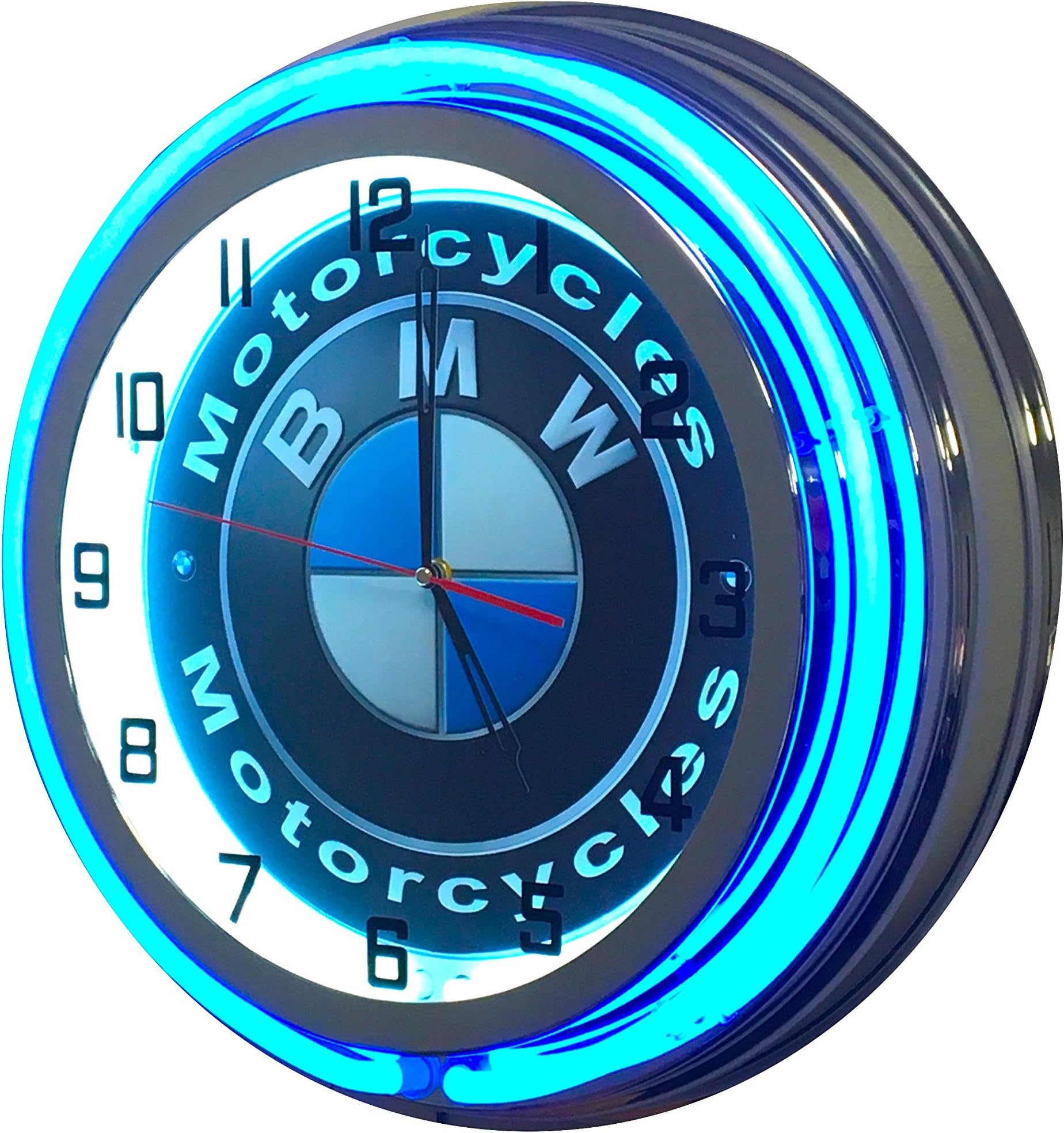 BMW Motorcycles Sign - 19 inch Neon Clock