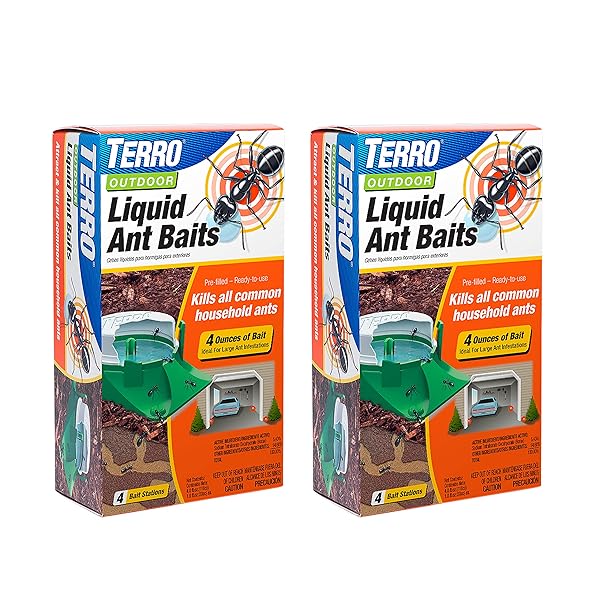 TERRO T1804SR OUTDOOR READY-TO-USE LIQUID ANT BAIT KILLER...