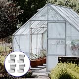 Zayin 25 Stainless Steel Z Clips for Greenhouse Glass Panes view 7