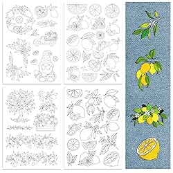 Peacoblue Water Soluble Embroidery Patterns for