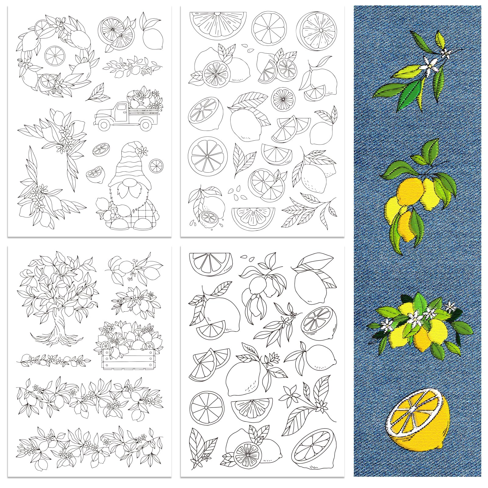 Peacoblue Water Soluble Embroidery Patterns for