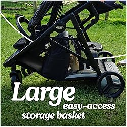 Graco Ready2Grow 2.0 Double Stroller Features Bench