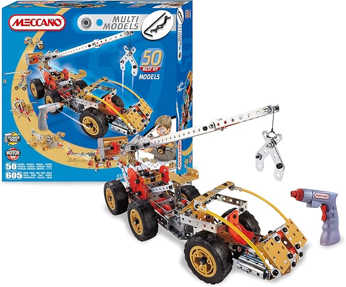 Meccano jeu de construction 50 modèles Clearance