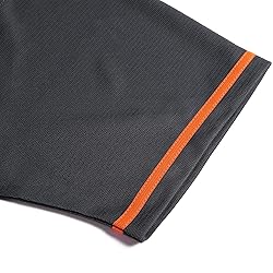 DEHANER Grey Plain Softball Baseball Jersey for Men