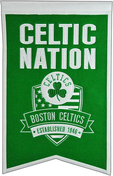 Amazon Com Nba Boston Celtics Nations Banner Sports Fan Wall