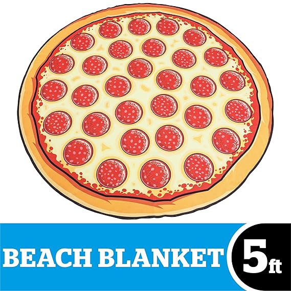 Unbekannt Badetuch Big Mouth Toys Pizza Beach Handtuch