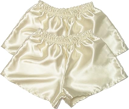 women's satin boxer shorts