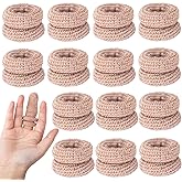 Lekgavd 15PCS Fingertip Bandages Cots, Breathable Thumb Protectors, Elastic Finger Covers Guards for Wounds, Reusable Finger Gloves for Painting, Cleaning, Gardening - Skin Color