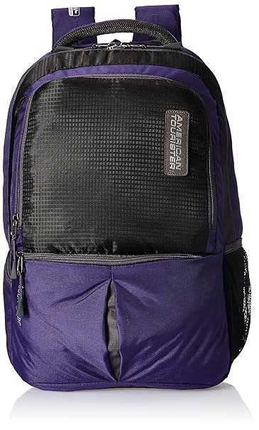 American Tourister Polyester 38 Ltrs Purple Laptop Backpack (AMT TECH Gear Laptop BP 01-PUR)
