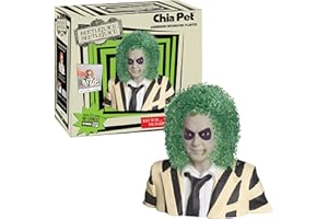 Chia Pet Beetlejuice, Decorative Pottery Planter, Easy to Do and Fun to Grow, Novelty Gift, Perfect for Any Occasion