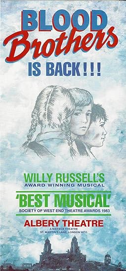 Kiki Dee Blood Brothers Con O Neill Robert Locke Willy Russell 19 London Opening Flyer At Amazon S Entertainment Collectibles Store