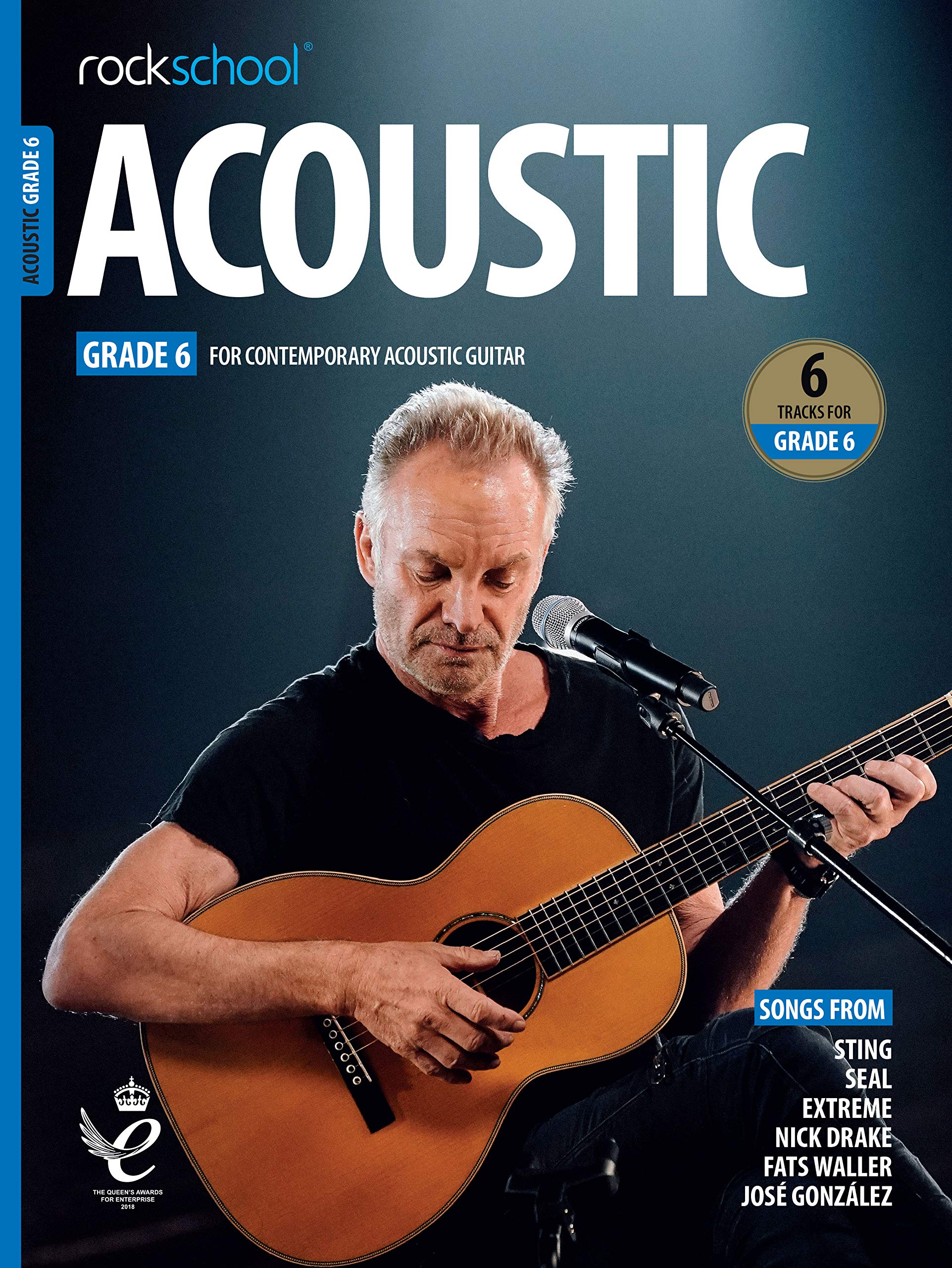 Rockschool Acoustic: Guitar - Grade 6 (2019) | Acoustic Guitar Sheet Music Book for Advanced Students and Teachers | Includes Online Audio, Theory Support, and Six Contemporary Music Arrangements