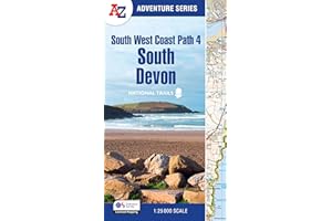 South West Coast Path – South Devon: with Ordnance Survey mapping (Z Adventure)